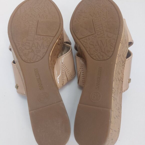 Sam & Libby Platform Slide On Sandals Women's Size 6.5 - Picture 11 of 14